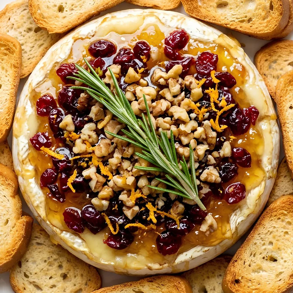 Cranberry Walnut Baked Brie Recipe - soakdestinations Cranberry Walnut Baked Brie Recipe