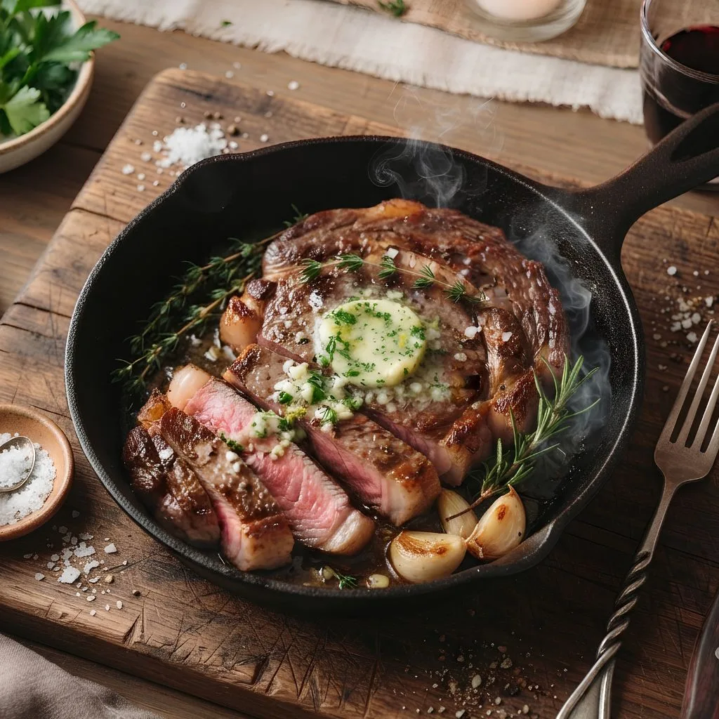 Garlic Butter Sirloin Steak Recipe