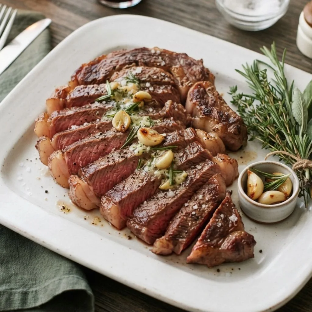 Garlic Butter Steak Skillet Recipe