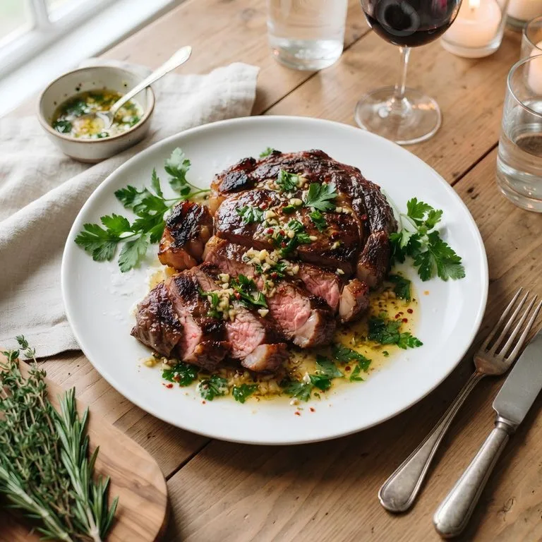 Garlic Butter Steak in Oven Recipe 2 - soakdestinations Garlic Butter Steak in Oven Recipe