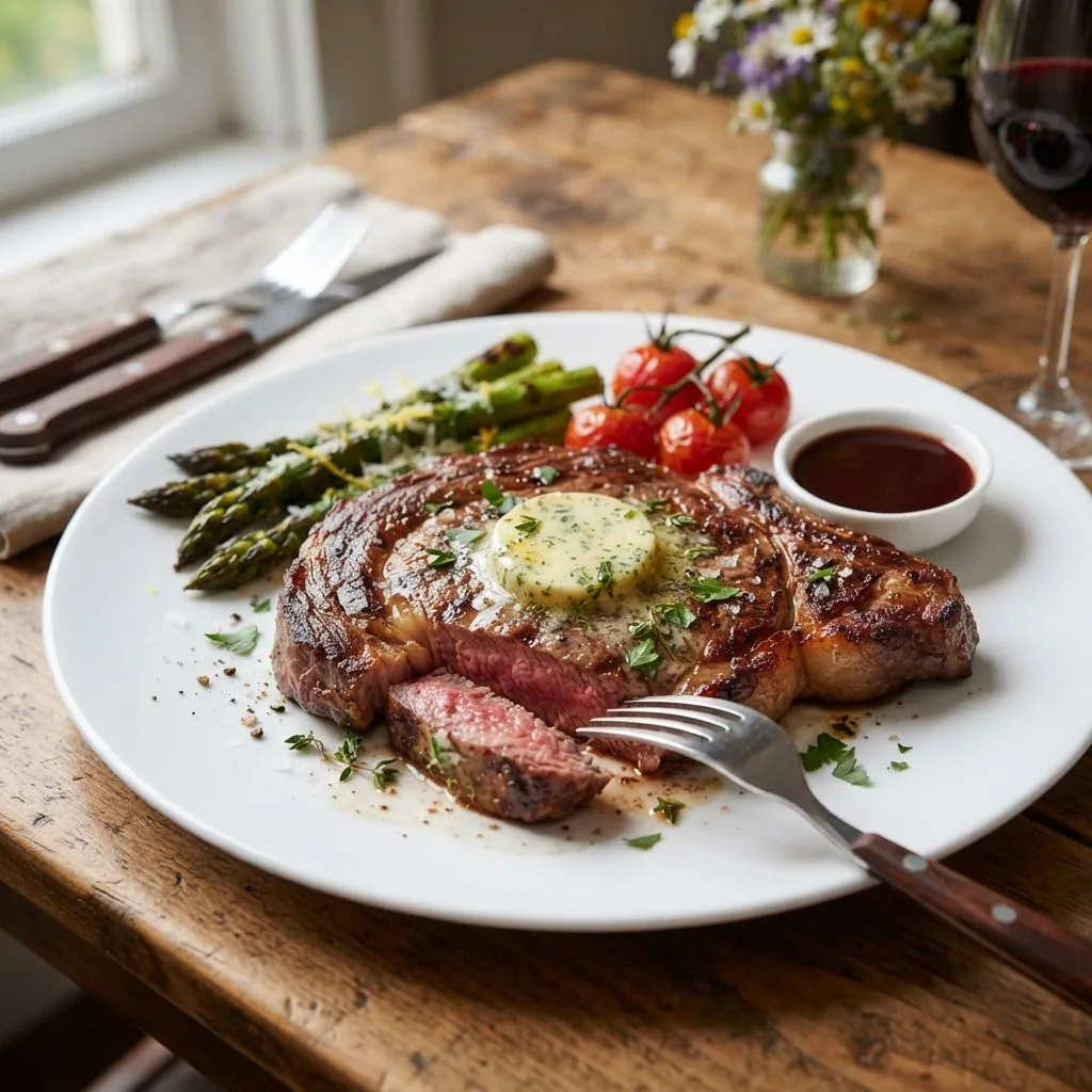 Garlic Herb Butter Steak Recipe