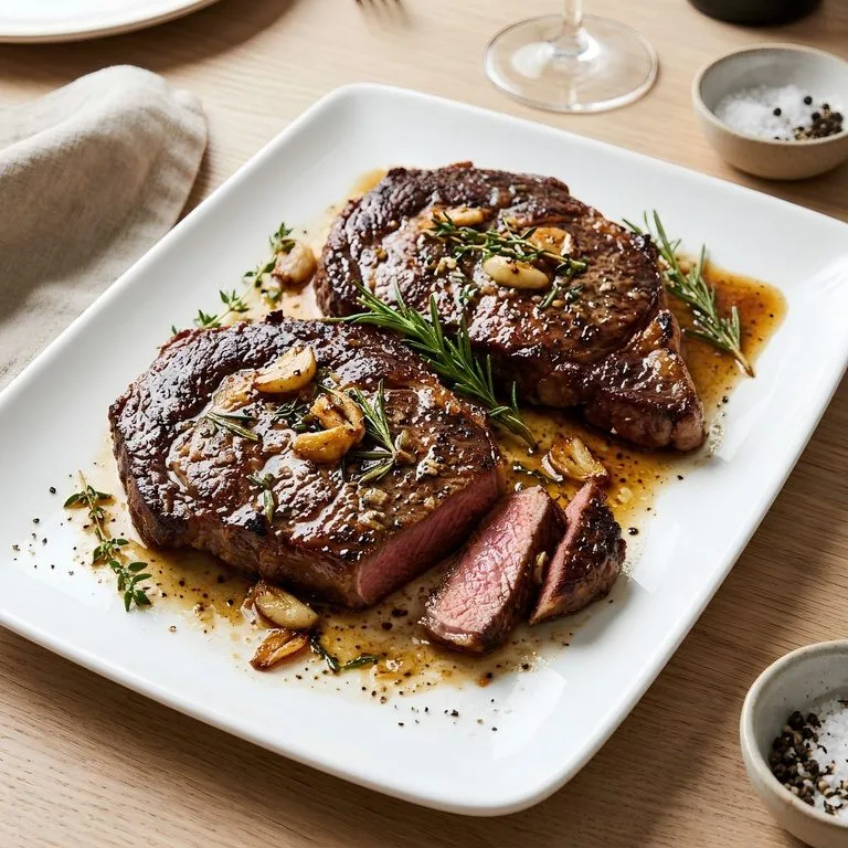 Pan Seared Ribeye Steak Recipe