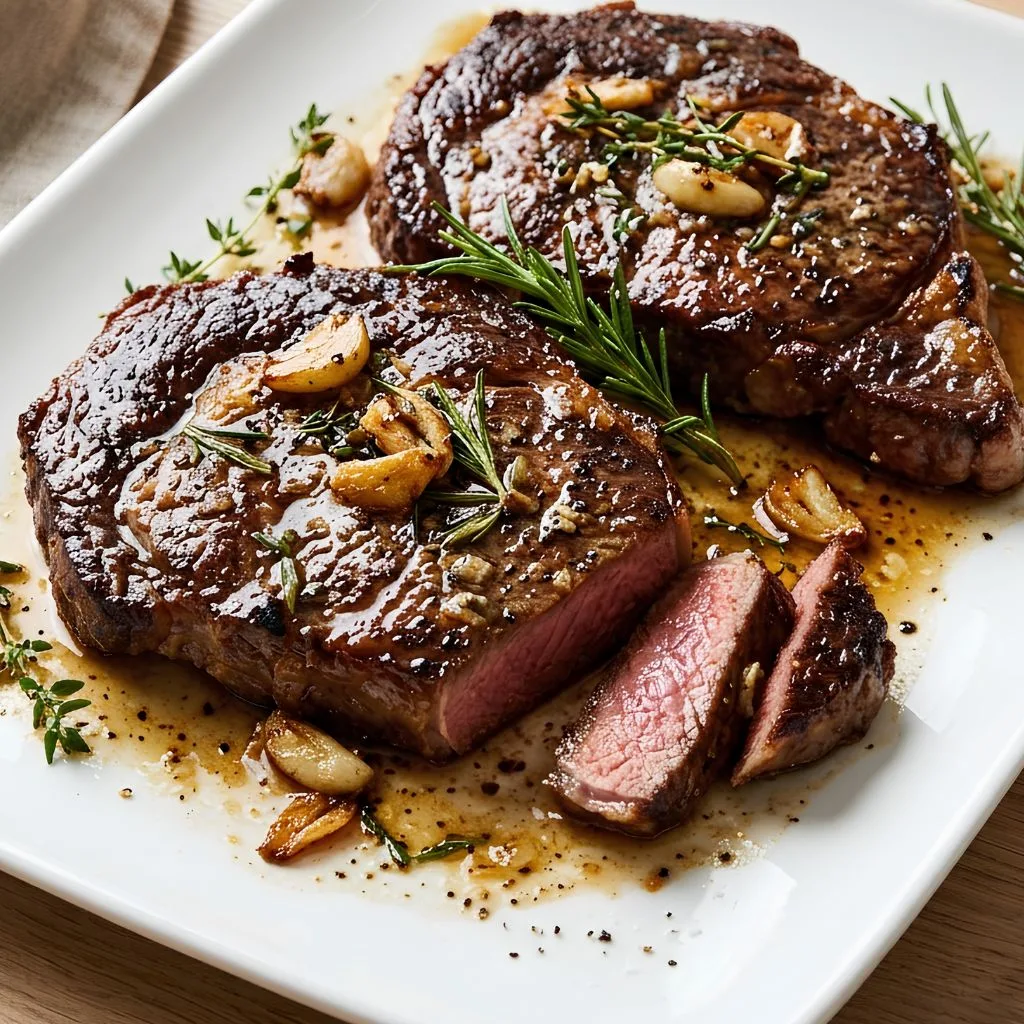 Pan Seared Ribeye Steak Recipe