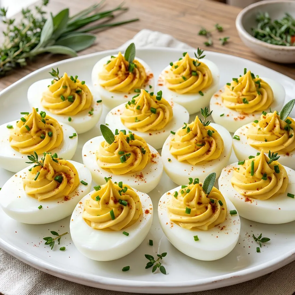 Thanksgiving Deviled Eggs Recipe