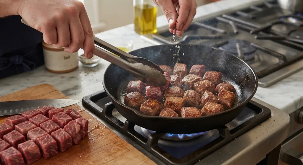 image 3 - soakdestinations image 3 Garlic Butter Steak Bites Recipe: Juicy, Easy & Ready in 15 Mins!- soakdestinations
